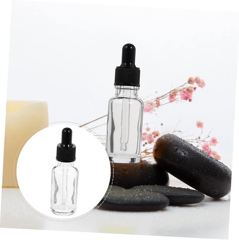 10 Pack 8 8x2 8x2 8CM Glass Dropper Bottles Essential Oil Holders Travel Size For Aromatherapy DIY - Image 5